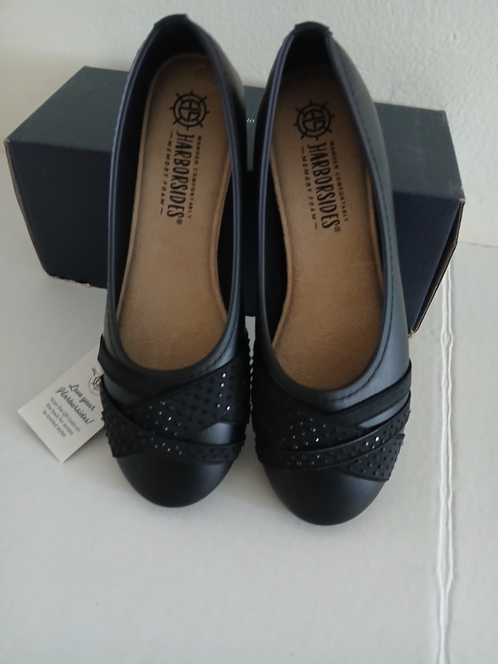Black Women's Slip-On Ballet Flats Size 6.5 $20 - Picture 3 of 10